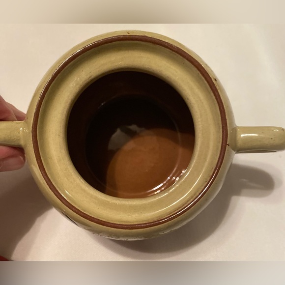 Stangl Pottery 'Magnolia' Lidded Sugar Bowl & Creamer Set Mid Century Modern - Picture 6 of 10